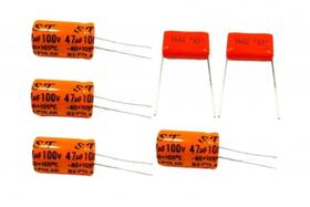 Kit 4 Capacitor 47x100 Corneta 2 Capacitor 2m2x250 Tweeter