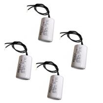 Kit 4 Capacitores 2 Fios Metalizados Motor 30Uf 250 Vac Mvm