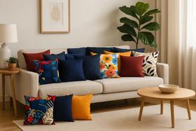 Kit 4 Capas Almofad Verde-Musgo Costela De Adão / Verde