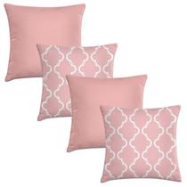 kit 4 capas almofadas geométrica rosa 40x40 kit 4 capas almofadas geométrica rosa 40x40
