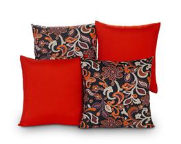 Kit 4 Capas Almofadas Lindas Decorativas Sala Sofá C/ Ziper Sem Enchimentos