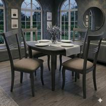 Kit 4 Capas Assento Cadeira Jantar Mesa Cozinha Protetora Lisa Elasticada Ajustável Fecho Fivela