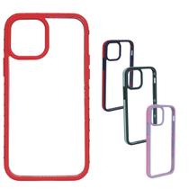 Kit 4 Capas Borda Transparente Compatível Iphone 12/12Pro Kit 4 Capas Borda Transparente Compatível Iphone 12/12Pro