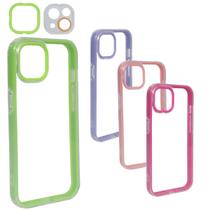 Kit 4 Capas Case 3 em 1 Transparente Compatível Iphone 13