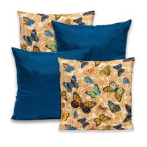 Kit 4 Capas de Almofada c/ Zíper 40x40cm Gorgurinho