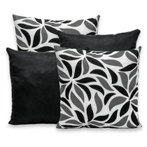 Kit 4 Capas de Almofada com Zíper 40cmx40cm Gorgurinho
