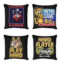 Kit 4 Capas De almofada Decorativa A Gamer