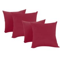 KIT 4 Capas de Almofada Decorativas com Zíper (45x45) para Sala, Sofá e Quartos