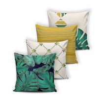 Kit 4 capas de Almofada Modern Print 42 cm x 42 cm - 037 Kit 4 capas de Almofada Modern Print 42 cm x 42 cm - 037