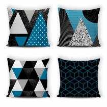 Kit 4 capas de Almofada Modern Print 42 cm x 42 cm - 050 Kit 4 capas de Almofada Modern Print 42 cm x 42 cm - 050