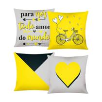 Kit 4 Capas de Almofada Modernas - 32 Kit 4 Capas de Almofada Modernas - 32