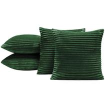 Kit 4 Capas de Almofada Napoli 45x45 Manta Canelada - Verde Kit 4 Capas de Almofada Napoli 45x45 Manta Canelada - Verde