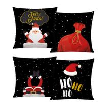 Kit 4 Capas de Almofada - Natal