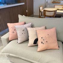 Kit 4 Capas de Almofadas 42x42cm Decorativas Modernas Premium Sofá Sala Cama