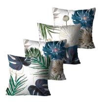 Kit 4 Capas de Almofadas Alta Qualidade Mdecore 45X45 Kit 4 Capas de Almofadas Alta Qualidade Mdecore 45X45