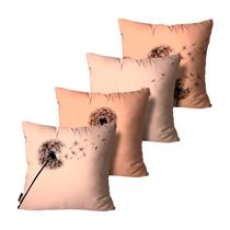 Kit 4 Capas de Almofadas Alta Qualidade Mdecore 45X45