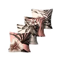 Kit 4 Capas de Almofadas Alta Qualidade Mdecore 45X45 Kit 4 Capas de Almofadas Alta Qualidade Mdecore 45X45