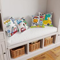 Kit 4 Capas De Almofadas Decorativa Infantil Animais Bombeiro Policial