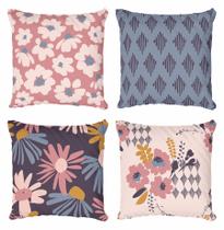 Kit 4 Capas De Almofadas Decorativa Magda Kit 4 Capas De Almofadas Decorativa Magda