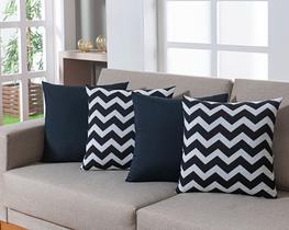 Kit 4 Capas De Almofadas Decorativa Moderna 45x45 - 4 Unidades