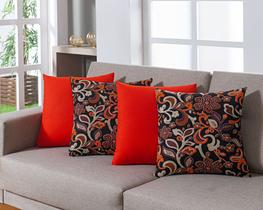 Kit 4 Capas De Almofadas Decorativa Moderna 45x45 - 4 Unidades