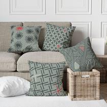 Kit 4 Capas De Almofadas Decorativa Shapes