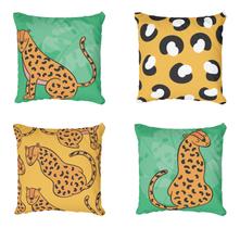 Kit 4 Capas De Almofadas Decorativa Wild