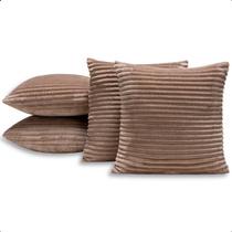Kit 4 Capas de Almofadas Decorativas 45x45 cm