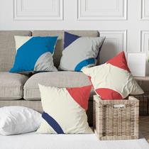 Kit 4 Capas De Almofadas Decorativas Abstrato Requinte