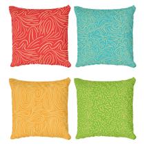 Kit 4 Capas De Almofadas Decorativas Elegant Lines