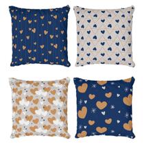 Kit 4 Capas de Almofadas Decorativas Infatuation