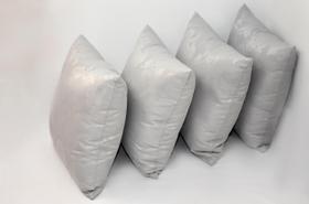 - Kit 4 Capas De Almofadas Decorativas Jacquard Cinza - Kit 4 Capas De Almofadas Decorativas Jacquard Cinza