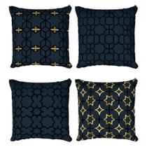 Kit 4 Capas de Almofadas Decorativas Jamile Kit 4 Capas de Almofadas Decorativas Jamile