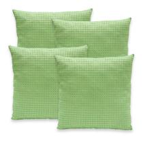 Kit 4 Capas de Almofadas Favinho 40x40 C/ Zíper PIQUET Estampadas