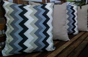 kit 4 capas de almofadas Gorgurinho/ Oxford Areia 45 x 45