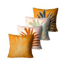 Kit 4 Capas De Almofadas Mdecore Alta Qualidade 45x45 Variados