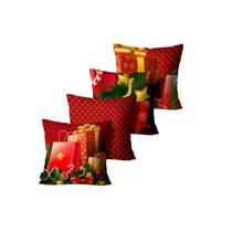 Kit 4 Capas De Almofadas Mdecore Alta Qualidade 45x45 Variados