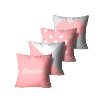 Kit 4 Capas de Almofadas Mdecore Kit 4 Capas de Almofadas Mdecore