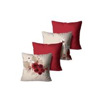 Kit 4 Capas de Almofadas Mdecore Kit 4 Capas de Almofadas Mdecore