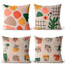 kit 4 capas de almofadas moderna trend 45x45