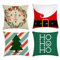 Kit 4 Capas De Almofadas Para O Natal 45X45 Kit 4 Capas De Almofadas Para O Natal 45X45