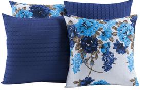 Kit 4 Capas De Almofadas Para Sofá Estampa Flores uis Kit 4 Capas De Almofadas Para Sofá Estampa Flores uis