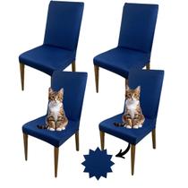 Kit 4 Capas de Cadeira em Matelassê Resistentes à Gatos Kit 4 Capas de Cadeira em Matelassê Resistentes à Gatos
