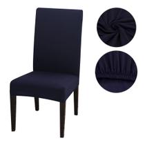 Kit 4 Capas de Cadeira Spandex Mesa Sala de Jantar, Lisas, tamanho Universal com Elástico