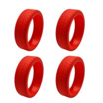 Kit 4 Capas De Silicone Para Rodinha De Mala De Viagem