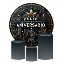 Kit 4 Capas Decorativas Para Festa de Aniversário Várias Estampas Tecido Premium Para Comemorações