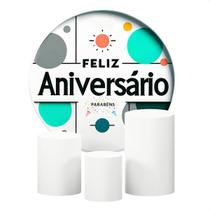 Kit 4 Capas Decorativas Para Festa de Aniversário Várias Estampas Tecido Premium Para Comemorações