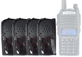 Kit 4 Capas Em Couro Para Rádio Comunicador Baofeng UV-82 Kit 4 Capas Em Couro Para Rádio Comunicador Baofeng UV-82