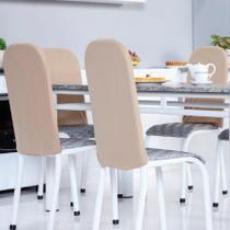 Kit 4 Capas Encosto Cadeira Ferro Tubular Cozinha E Jantar Kit 4 Capas Encosto Cadeira Ferro Tubular Cozinha E Jantar