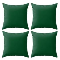 Kit 4 Capas Lisas Cores Variadas Para Sala Sofá Luxo